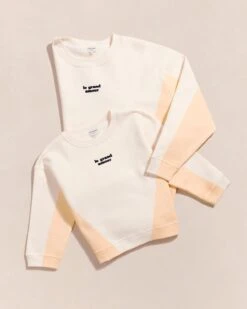 Le Sweat Le Grand Amour Femme - Jaune/crème -Bijoux Magasin 230D9D 1