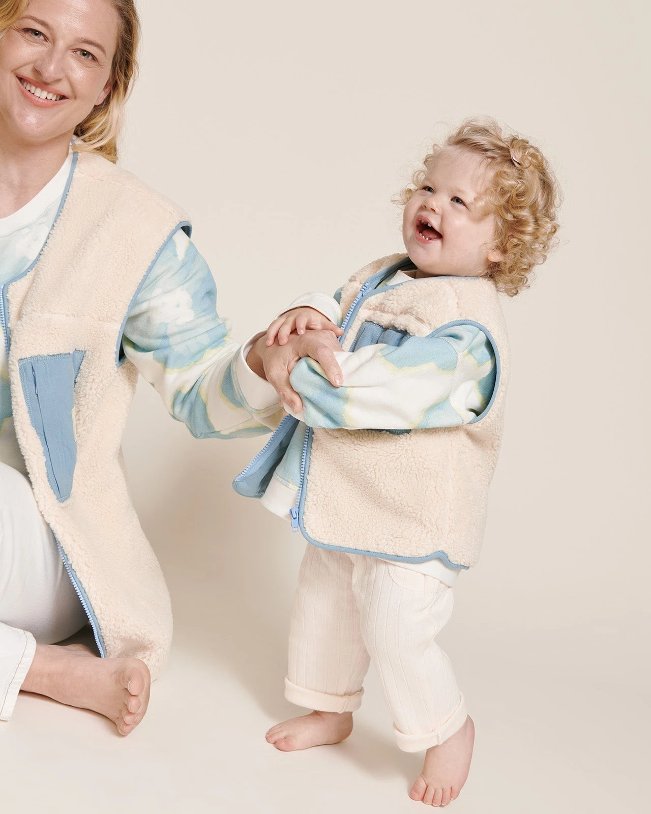 La Veste Vicky En Bouclette De Coton Bio - Crème 7 La Veste Vicky En Bouclette De Coton Bio - Crème – Image 5