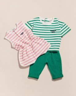 La Marinière Amore Mio Enfant En Coton Bio - Vert -Bijoux Magasin 231F45 1 e15dcbcb aa44 46c6 8042 d6db50a10605