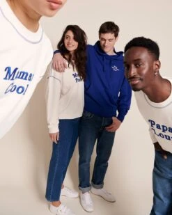 Le Hoodie Papa Super Super Cool - Bleu -Bijoux Magasin 234950 1