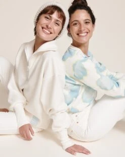 Le Sweat Suzanne En Coton Bio - Anémones Des Neiges -Bijoux Magasin 235E0B 1