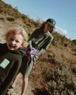 Le Hoodie Wood Kid En Polaire Recyclée - Vert Nuit -Bijoux Magasin 23C8BA 1