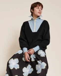 Le Sweat Sunny En Polaire Recyclée Et Col Zippé - Gris 37 Le Sweat Sunny En Polaire Recyclée Et Col Zippé - Gris -Bijoux Magasin 23EFE4 1