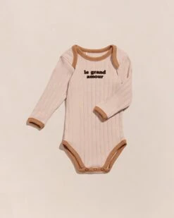 Le Body Le Grand Amour En Coton Bio - Latte