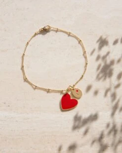 La Médaille Misia Grand Cœur Rouge - Dorée à L'or Fin 24 Carats - 15mm -Bijoux Magasin 23SBraceletChaineBoulesCOMPOMedaillonGrandCoeurRougemedailleinitialeManoaweb 503fb009 71fd 41ef ae01 89aace33b4c3