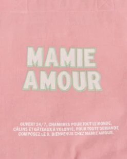 Le Cabas Brodé Mamie Amour - Rose -Bijoux Magasin 23SCabasmamieamouremoiemoiTOPSHOT 27 367web
