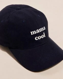 La Casquette Brodée Mama Cool - Charbon