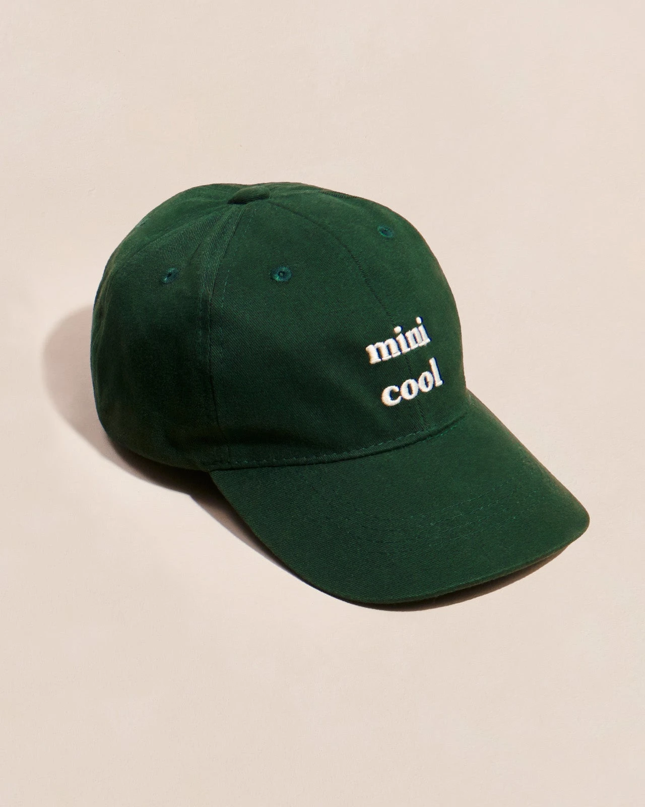 La Casquette Brodée Mini Cool - Vert Sapin 4 La Casquette Brodée Mini Cool - Vert Sapin – Image 2