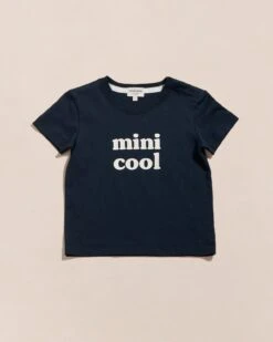 Le T-shirt Mini Cool En Coton Bio - Charbon