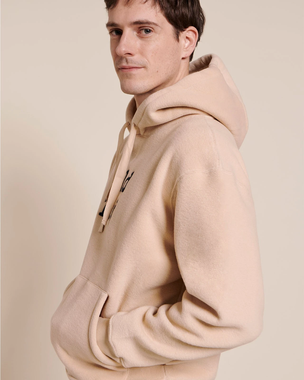 Le Hoodie Wild Dad En Polaire Recyclée - Beige 15 Le Hoodie Wild Dad En Polaire Recyclée - Beige – Image 13