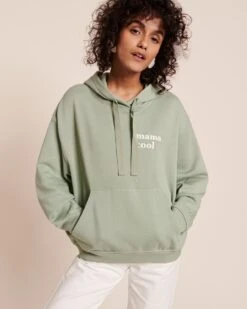 Le Hoodie Brodé Mama Cool En Coton Bio - Olive -Bijoux Magasin 23SHoodieolivemamancoolfemme jeanecru salutlesplagistes emoiemoi 35 3218web