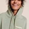 Le Hoodie Brodé Mama Cool En Coton Bio - Olive -Bijoux Magasin 23SHoodieolivemamancoolfemme salutlesplagistes emoiemoi 35 3229web