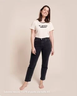 Le Jean Qui Vous Aime - Black Stone -Bijoux Magasin 23SJeanblackstone T shirtlegrandamourfemmeivoire3emoiemoiwebtaille2 01dc3724 a65d 4153 8317 61f778bd3511