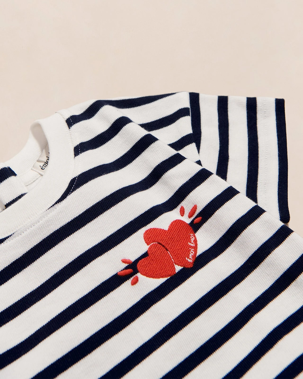 La Marinière Cœur-à-cœur Enfant - Ivoire 4 La Marinière Cœur-à-cœur Enfant - Ivoire – Image 2