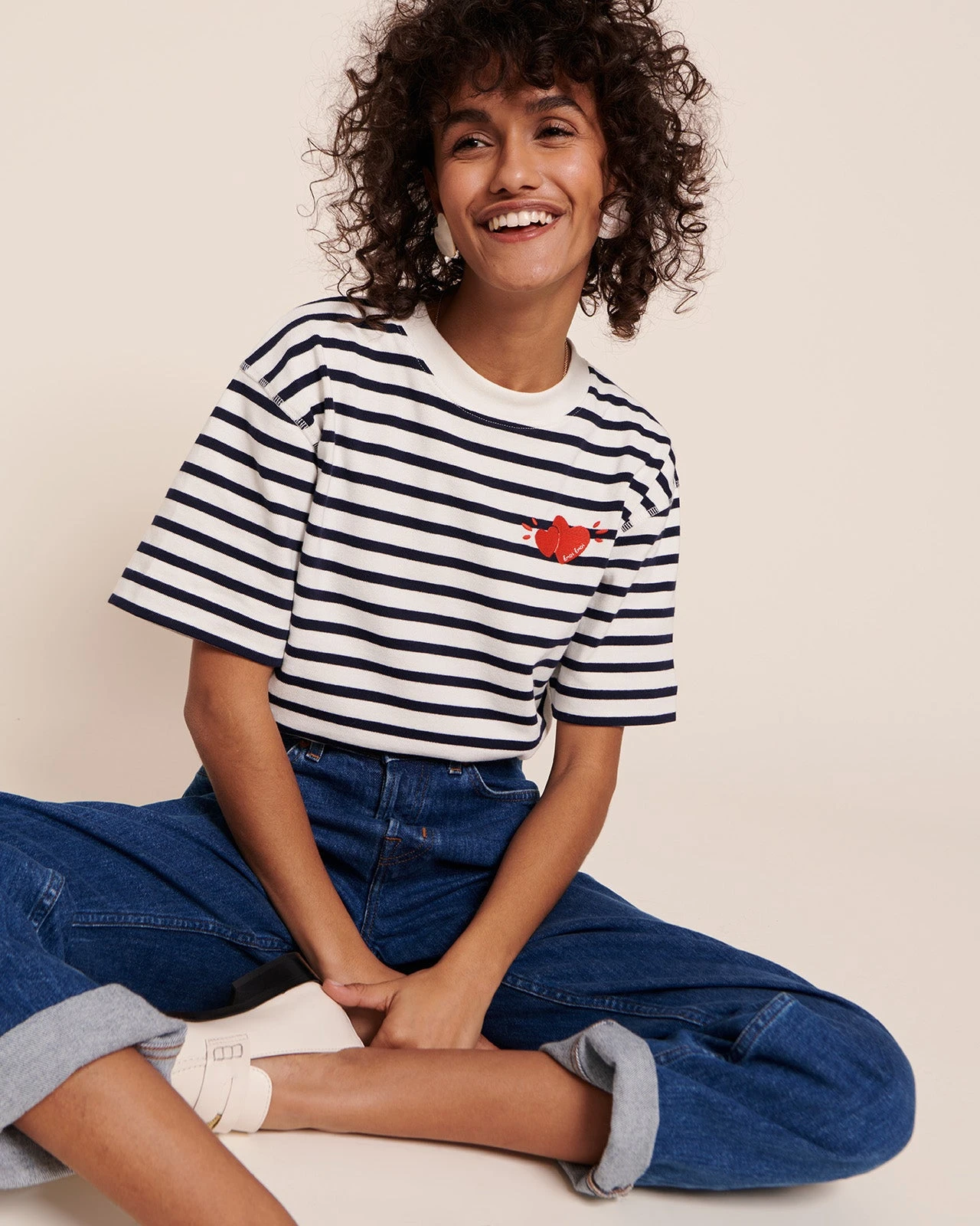 La Marinière Cœur-à-cœur Femme - Ivoire 3 La Marinière Cœur-à-cœur Femme - Ivoire