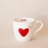 Le Mug Family Forever En Porcelaine - Rouge -Bijoux Magasin 23SMugcoeurrougefamily emoiemoi web