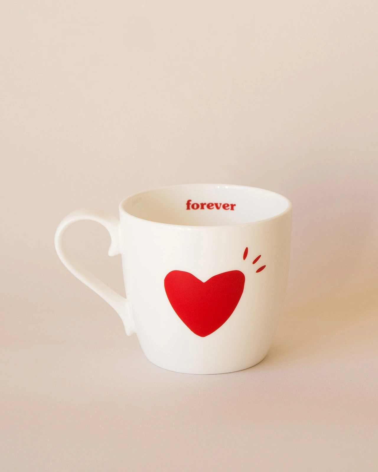 Le Mug Family Forever En Porcelaine - Rouge 4 Le Mug Family Forever En Porcelaine - Rouge – Image 2