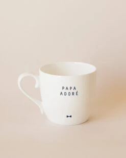 Le Mug Papa - Message Au Choix -Bijoux Magasin 23SMugmessagebleupapaadore emoiemoi web