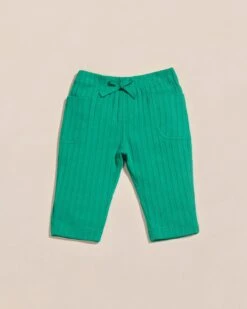 Le Pantalon Lars Côtelé En Coton Bio - Vert