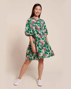 La Robe Romane En Coton Lin - Champ De Tulipes -Bijoux Magasin 23SRobeRomanefemmetulipes hiphiphiptulipes emoiemoi 40 4464web