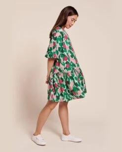 La Robe Romane En Coton Lin - Champ De Tulipes -Bijoux Magasin 23SRobeRomanefemmetulipes hiphiphiptulipes emoiemoi 40 4471web