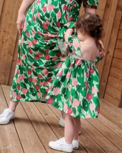 La Robe Rose En Coton Lin - Champ De Tulipes -Bijoux Magasin 23SRobeRoseenfantRosiefemmetulipes Hiphiptulipes emoiemoi 10 1817web