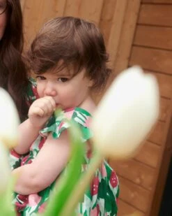 La Robe Rose En Coton Lin - Champ De Tulipes -Bijoux Magasin 23SRobeRoseenfanttulipes Hiphiptulipes emoiemoi 10 1943web