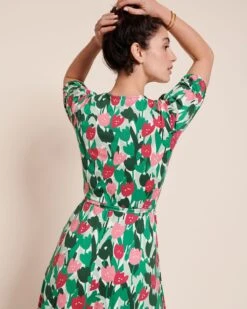 La Robe Rosie En Tencel - Champ De Tulipes -Bijoux Magasin 23SRobeRosiefemmetulipes hiphiphiptulipes emoiemoi 39 4410web