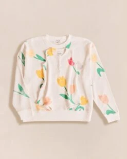 La Barboteuse Barnabé En Coton Bio - Tulipes -Bijoux Magasin 23SSweatScarletttulipes BarboteuseBarnabetulipes duo EmoiEmoi25 01 220913web