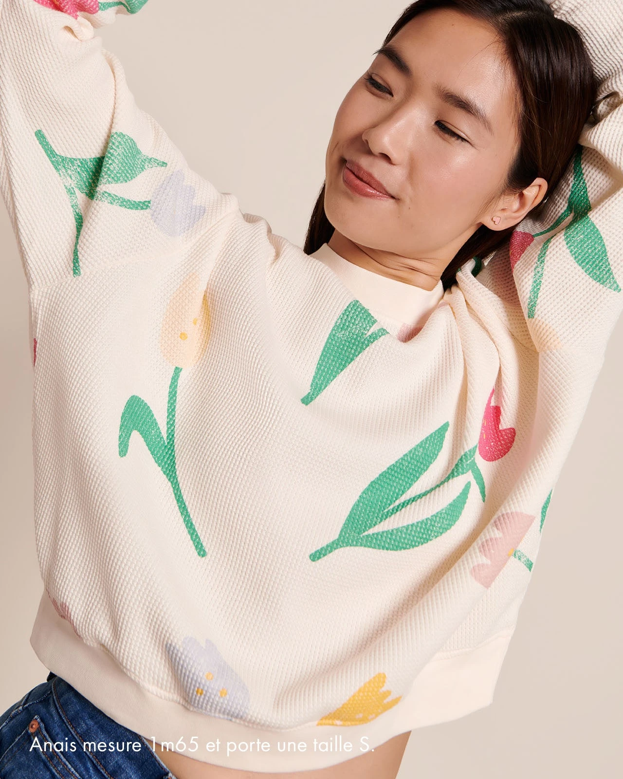 Le Sweat Scarlett En Coton Bio - Tulipes 10 Le Sweat Scarlett En Coton Bio - Tulipes – Image 8