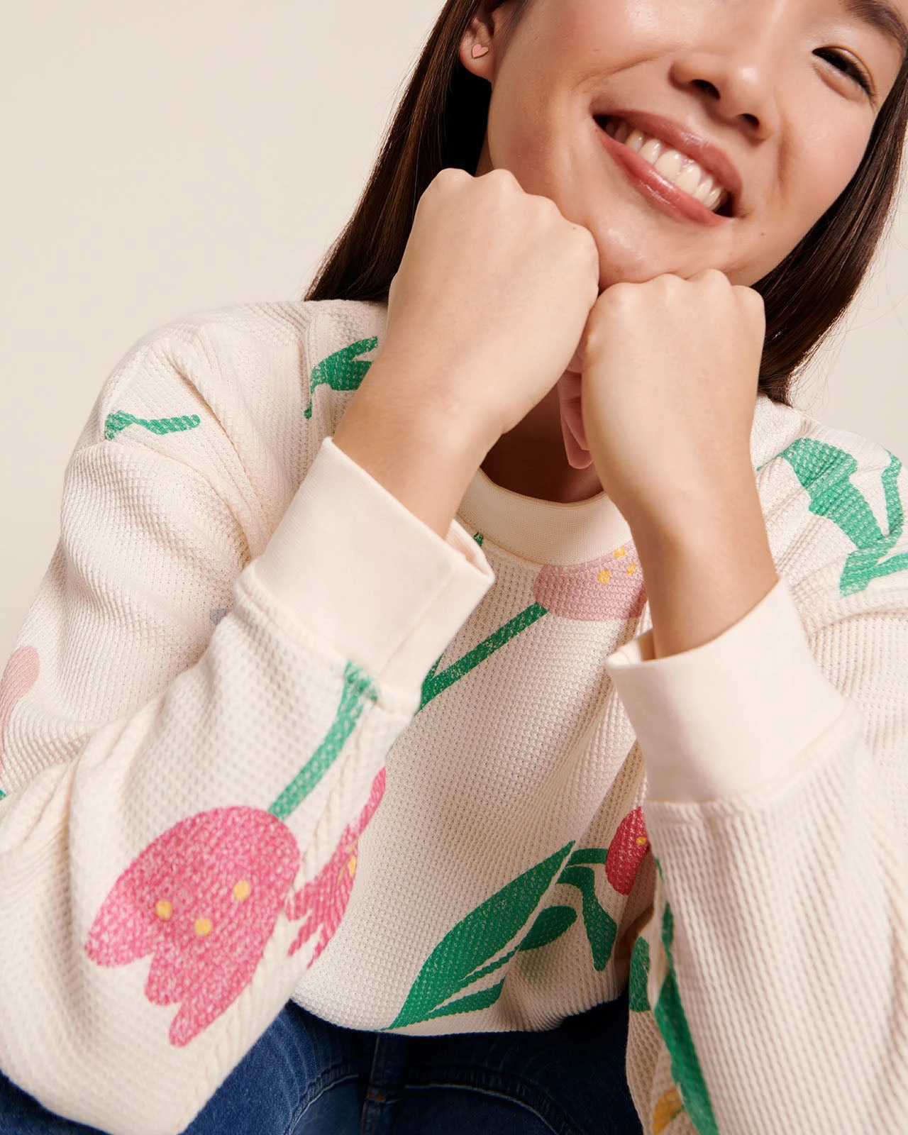 Le Sweat Scarlett En Coton Bio - Tulipes 9 Le Sweat Scarlett En Coton Bio - Tulipes – Image 7
