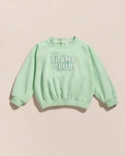 Le Sweat Ti Amo Club Enfant En éponge - Vert