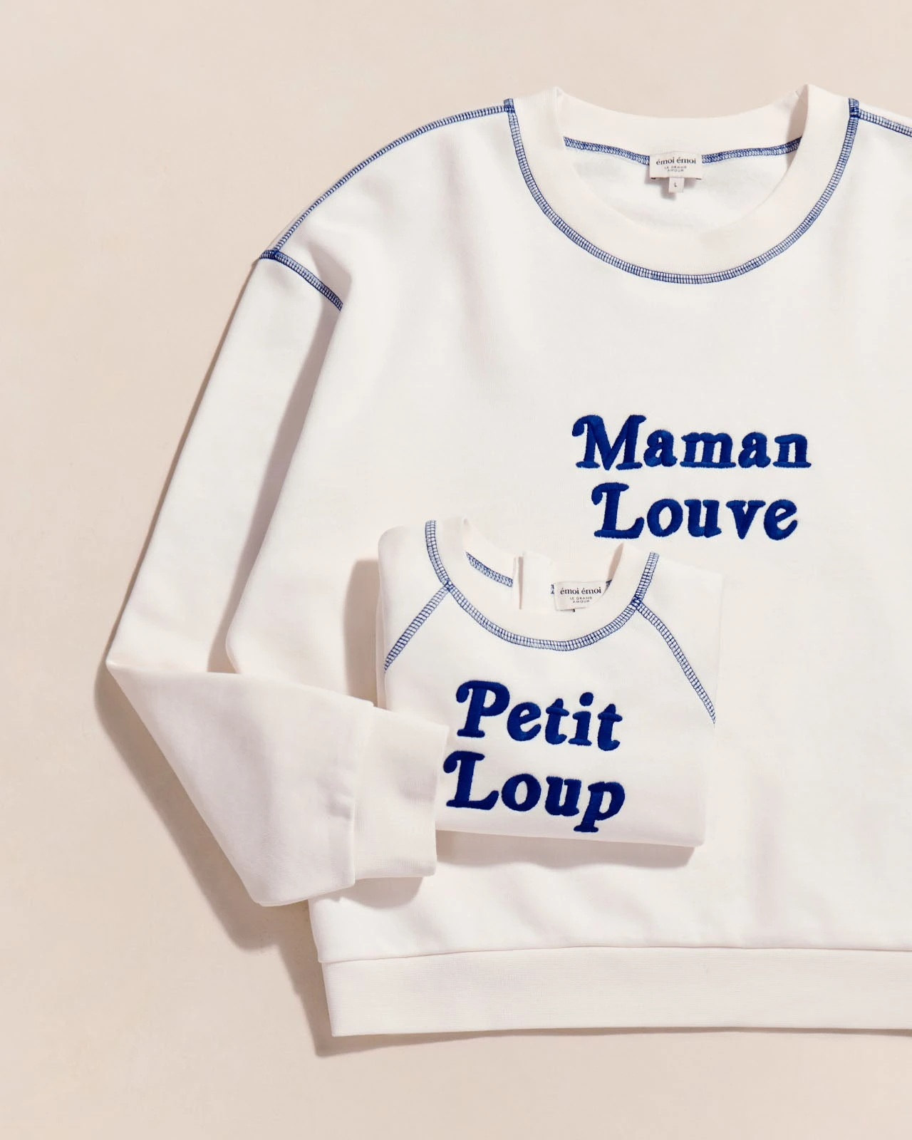Le Sweat Petit Loup En Coton Bio - Blanc 6 Le Sweat Petit Loup En Coton Bio - Blanc – Image 4