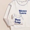 Le Duo De Sweats Maman Louve X Petit Loup En Coton Bio - Blanc -Bijoux Magasin 23SSweatblancmamanlouvefemme sweatpetitloupenfant signature emoiemoi 19 944web 1846e516 c562 4744 9d8a a2b8aa2665d3