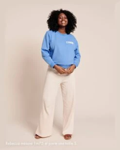 Le Pantalon Pauline En Coton Bio - Crème -Bijoux Magasin 23SSweatl amoural infiniallaitementfemme PantalonPaulinefemmecreme emoiemoi 39 3415webtaille23