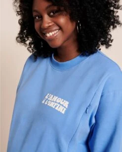 Le Sweat D'allaitement L'amour à L'infini - Bleu -Bijoux Magasin 23SSweatl amoural infiniallaitementfemme emoiemoi 39 3444web