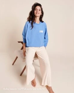 Le Pantalon Pauline En Coton Bio - Crème -Bijoux Magasin 23SSweatl amoural infiniallaitementfemme pantalonPaulinecremefemme emoiemoi 23 2759webtaille24