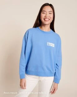 Le Sweat L'amour à L'infini Femme - Bleu -Bijoux Magasin 23SSweatl amoural infinifemme jeanecrufemme emoiemoi 23 2903webtaille2