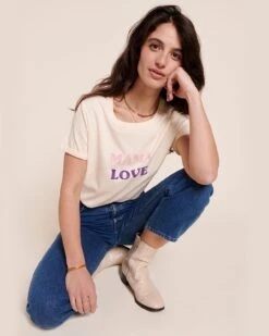 Le Duo Mama Love X Baby Love En Coton Bio - Crème -Bijoux Magasin 23ST shirtFamillelovecosmic MamaLoveCosmic1 emoiemoiweb