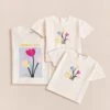 Le Duo De T-shirts Mama Of Two X Baby Flower - Tulipes -Bijoux Magasin 23ST shirtJuliefemmemamaof2tulipes T shirtbabyflower EmoiEmoi25 01 220847web