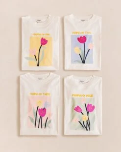 Le Duo De T-shirts Mama Of Two X Baby Flower - Tulipes -Bijoux Magasin 23ST shirtJuliefemmemamaoftulipes EmoiEmoi25 01 220855web 491d8866 4772 4519 afbd 7d6b3af64559