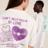 Le T-shirt Can't Help Falling In Love En Coton Bio - Blanc -Bijoux Magasin 23ST shirtcan thelpfallinginloveemoiemoi 21 2471web 41d3da86 0536 433f a2a2 74dec98562b0