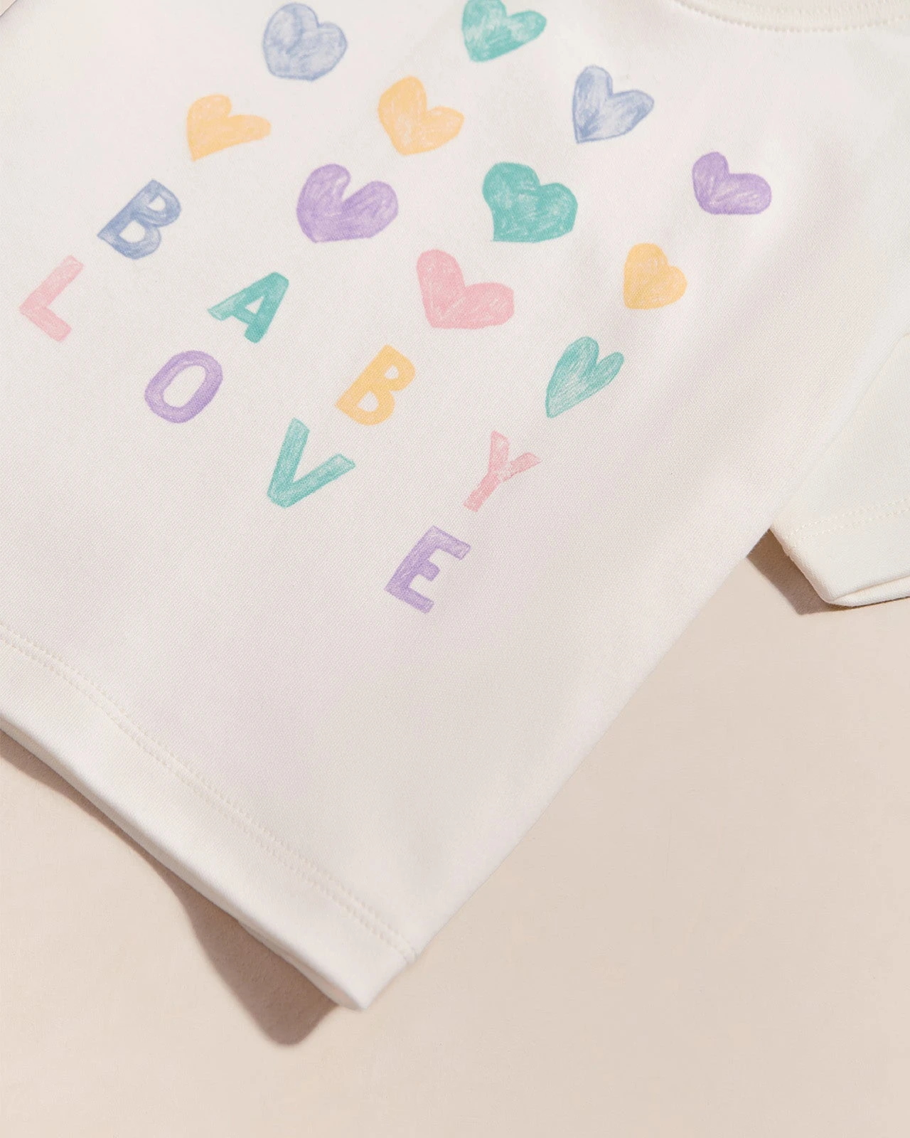 Le T-shirt Baby Love En Coton Bio - Blanc 4 Le T-shirt Baby Love En Coton Bio - Blanc – Image 2