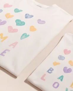 Le T-shirt Mama Love En Coton Bio - Blanc -Bijoux Magasin 23ST shirtcoeursmamalovefemme t shirtcoeursbabyloveenfant loverunstheworld emoiemoi TOPSHOT 15 706TOPSHOT 15 707web