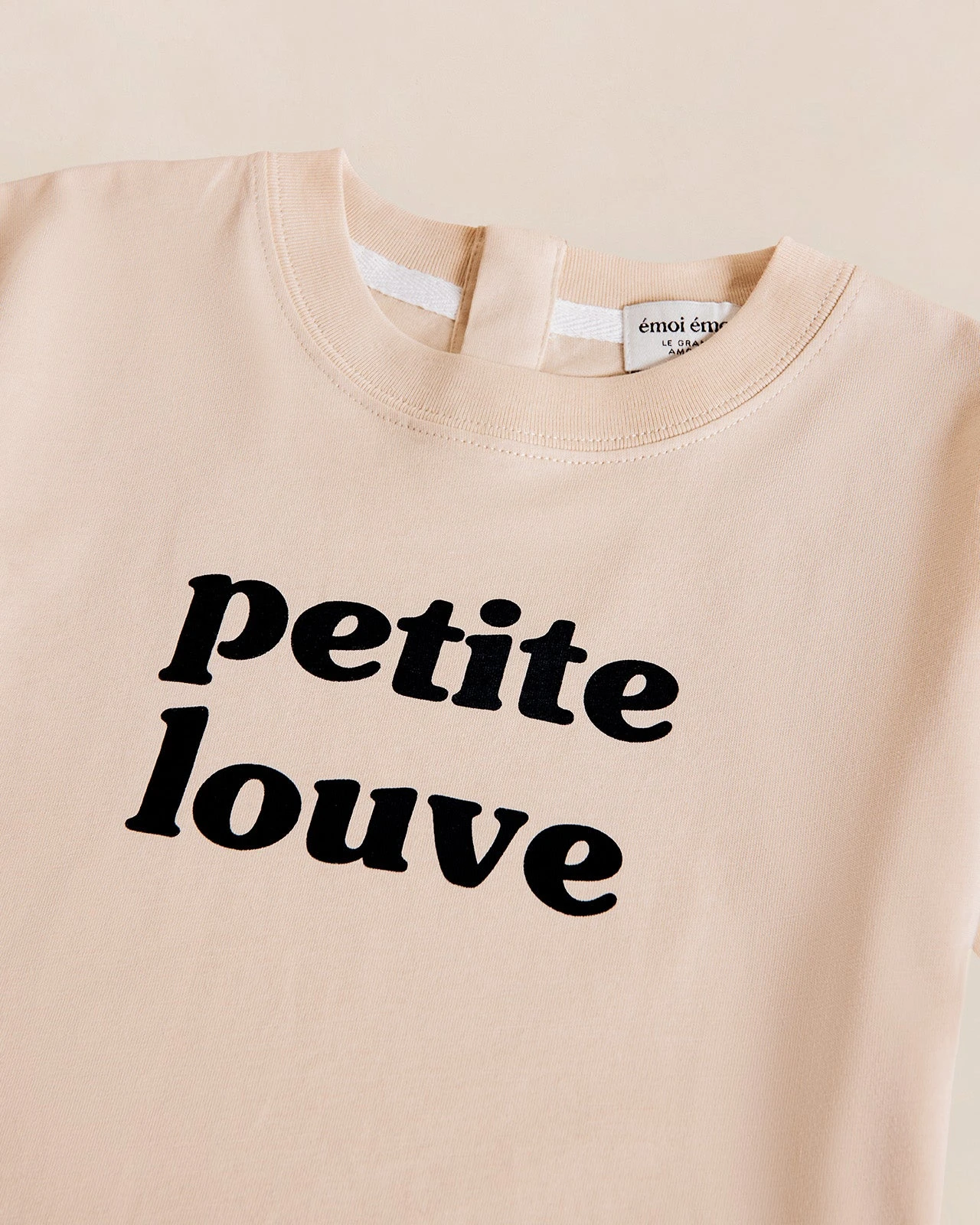 Le Duo De T-shirts Papa Loup X Petite Louve En Coton Bio - Latte 8 Le Duo De T-shirts Papa Loup X Petite Louve En Coton Bio - Latte – Image 6