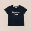 Le T-shirt Brother Love En Coton Bio - Bleu Charbon -Bijoux Magasin 23ST shirtfamilleloveiconic T shirtbrotherlovecharbon emoiemoi 39 734web
