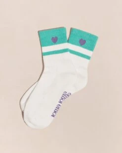 Les Chaussettes Love Runs The World Enfant - Blanc