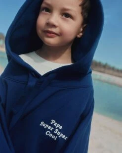 Le Hoodie Papa Super Super Cool - Bleu -Bijoux Magasin 23ShoodiePapaSuperSupercoolsignature emoiemoi 02 290web