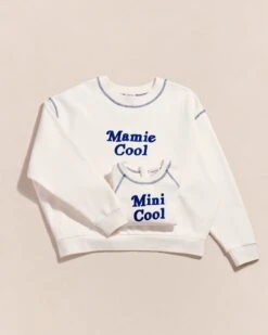Le Sweat Mini Cool En Coton Bio - Blanc 14 Le Sweat Mini Cool En Coton Bio - Blanc -Bijoux Magasin 23Ssweatblancmamiecoolfemme sweatblancminicoolenfant emoiemoiTOPSHOT 19 984web