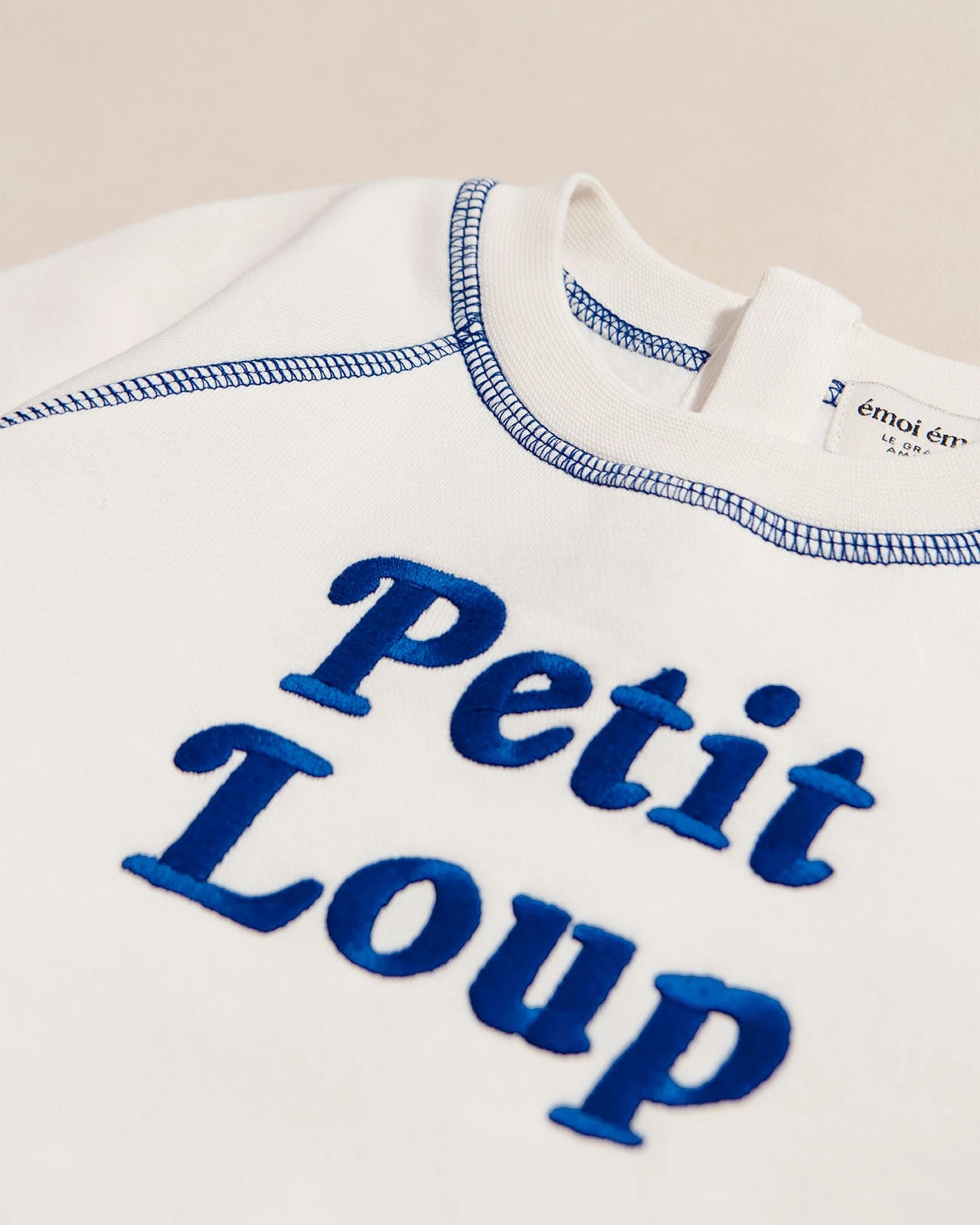 Le Sweat Petit Loup En Coton Bio - Blanc 4 Le Sweat Petit Loup En Coton Bio - Blanc – Image 2